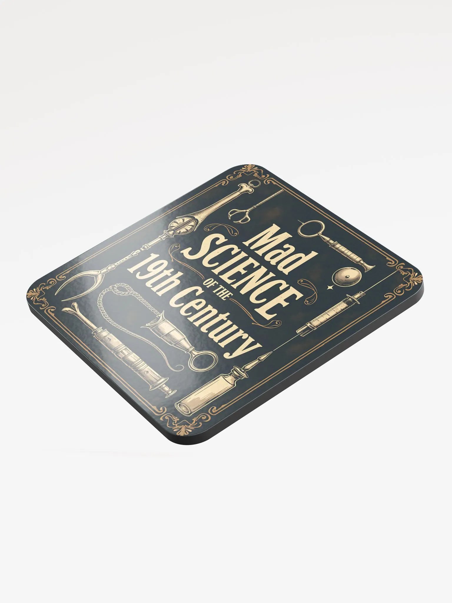 Mad Science of the 19th Century Cork Coaster Set product image (3)
