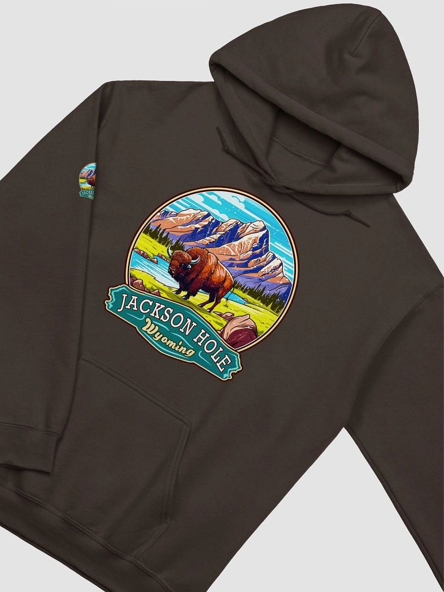 Jackson Hole Wyoming - American West Wilderness Hoodie product image (3)