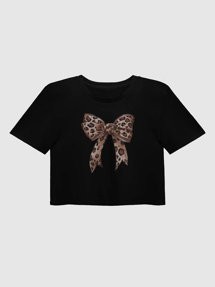 Women's Cheetah Bow Crop Top product image (7)