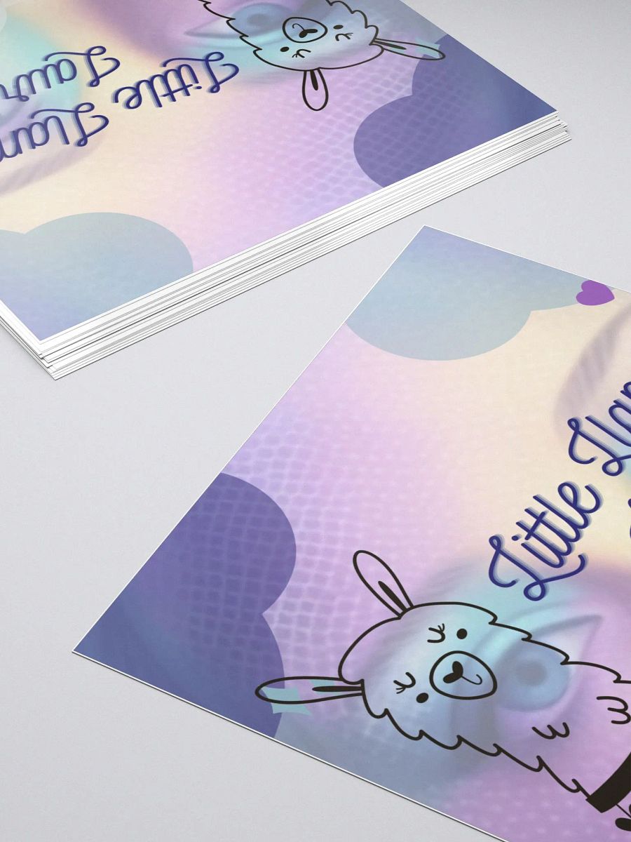 Llama colourful sticker product image (5)