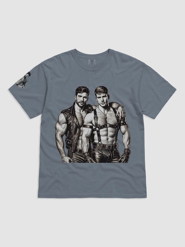 Gay Leather Bar Pride "Hank & Joe" San Francisco Pride Graphic Design T Shirt product image (3)