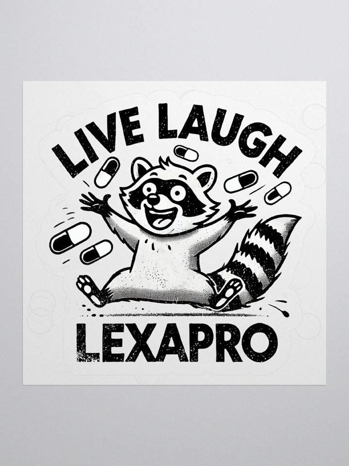 Live Laugh Lexapro Sticker product image (2)