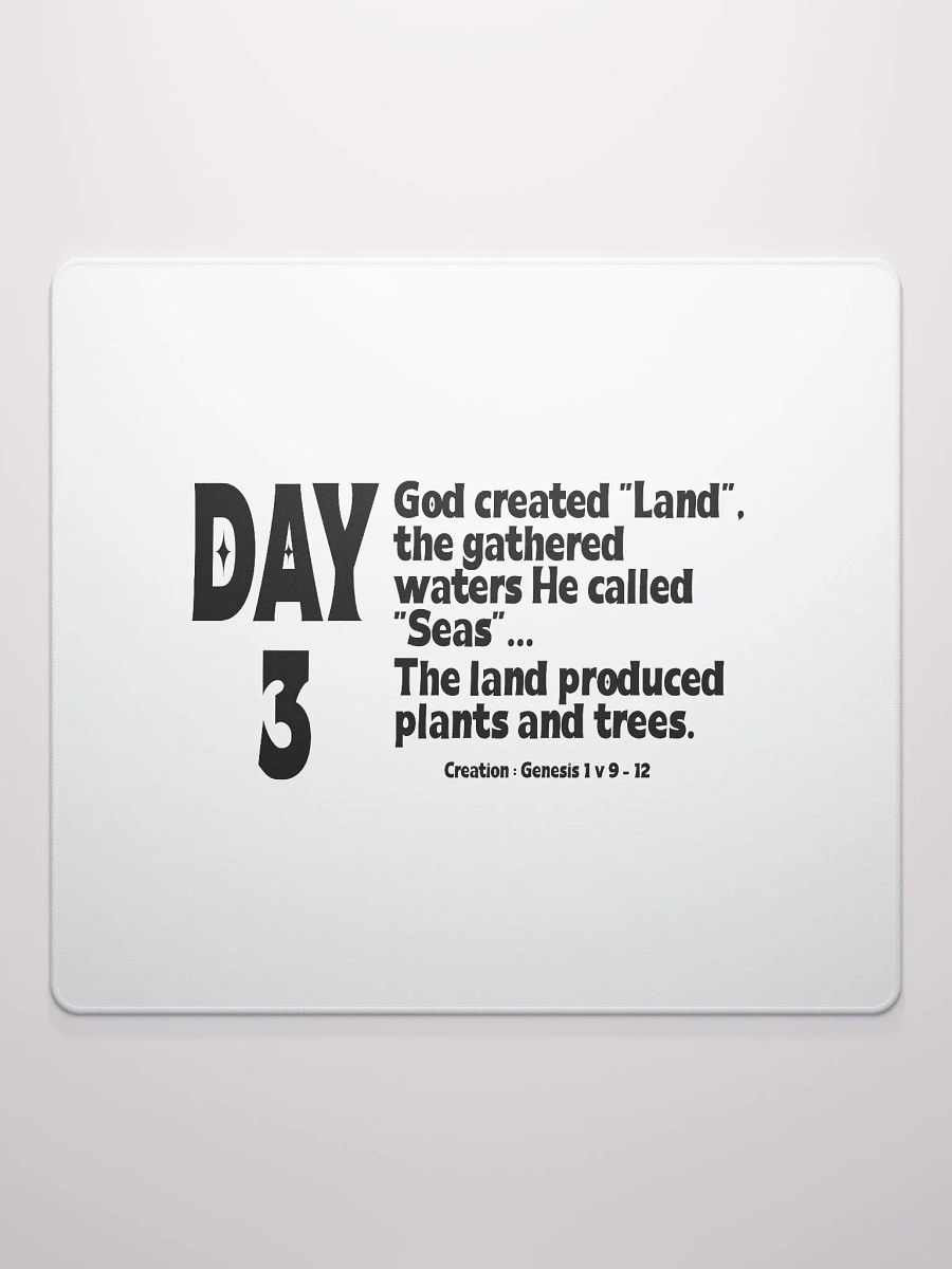 CREATION: DAY 3 Christian, Jesus, faith, God, Bible, Christianity, Jesus Christ, religion, Bible Verse, Love product image (3)