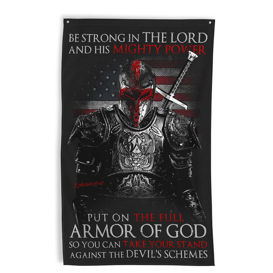 Armor of God Wall Flag product image (1)