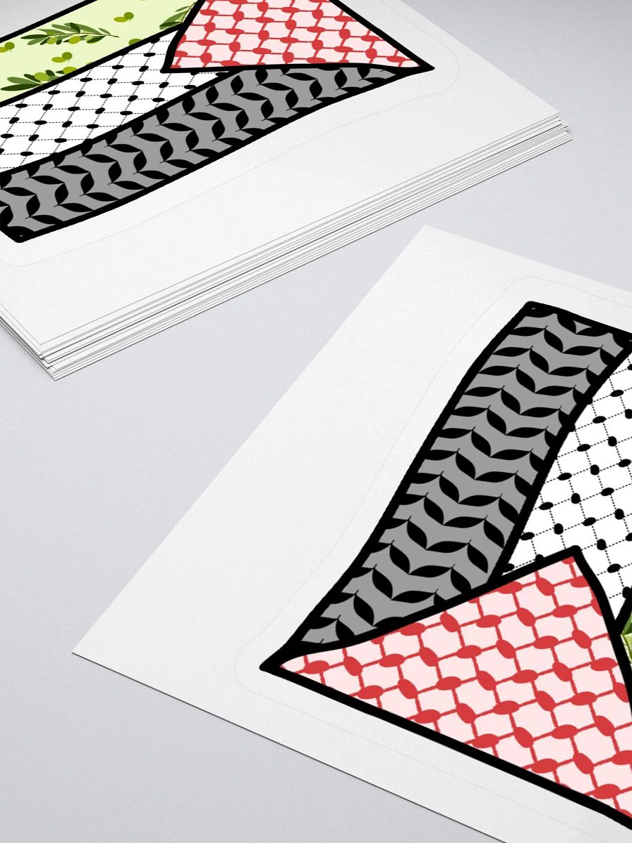 Palestine Keffiyeh Flag Sticker product image (10)
