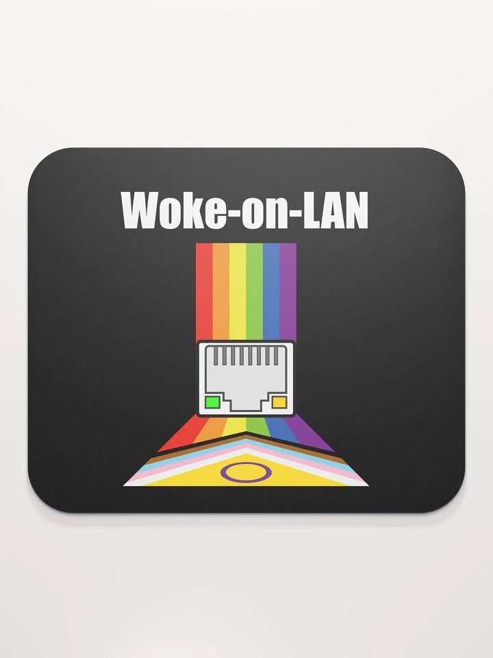Woke on LAN Mouse Pad (Black) product image (2)
