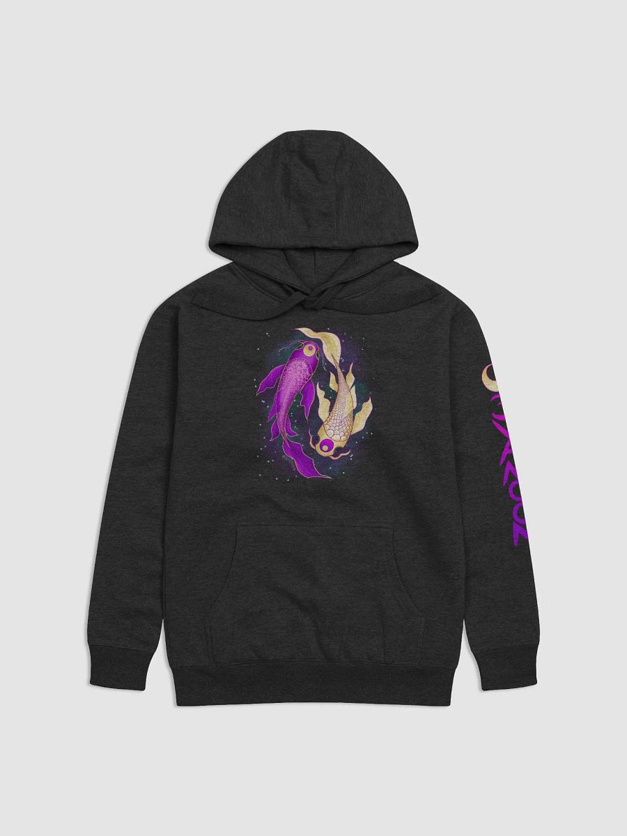 Moonie Koi Hoodie Sweatshirt w/ print on sleeve product image (2)