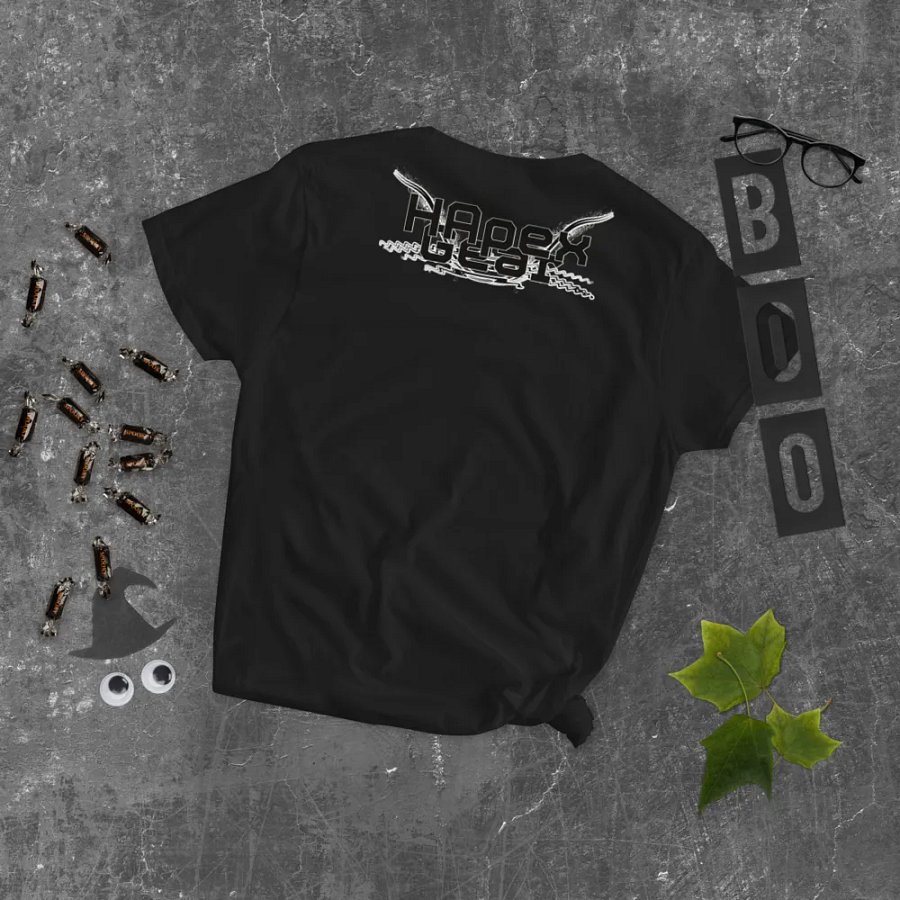 Women's Middleweight T-Shirt - Black HApex Gear White Logo product image (5)