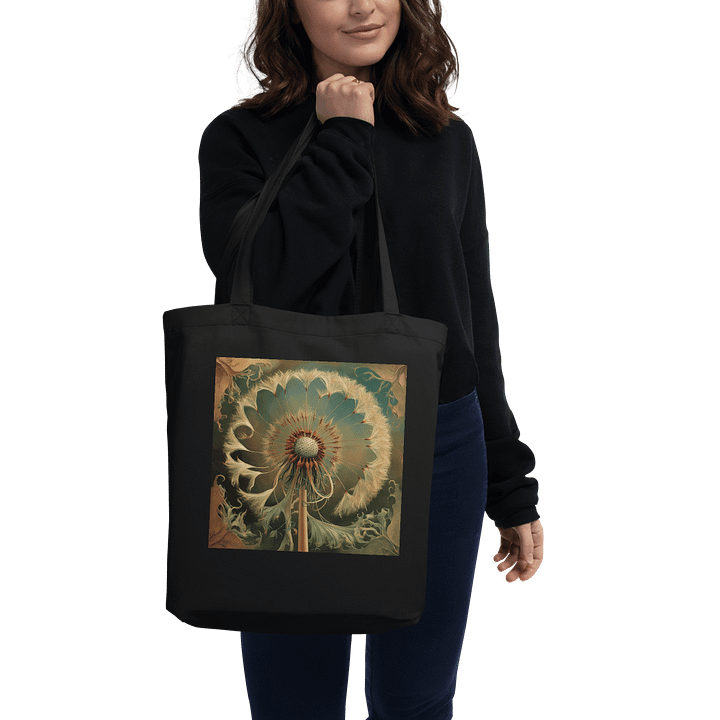 Art Nouveau Dandelion Golden Seed Head Tote Bag product image (2)