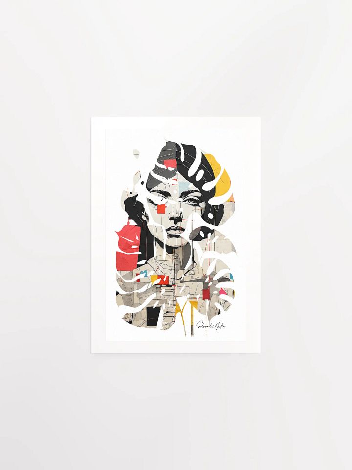 'Jacquii' by Edward Martin: Mixed Media Collage Print product image (2)