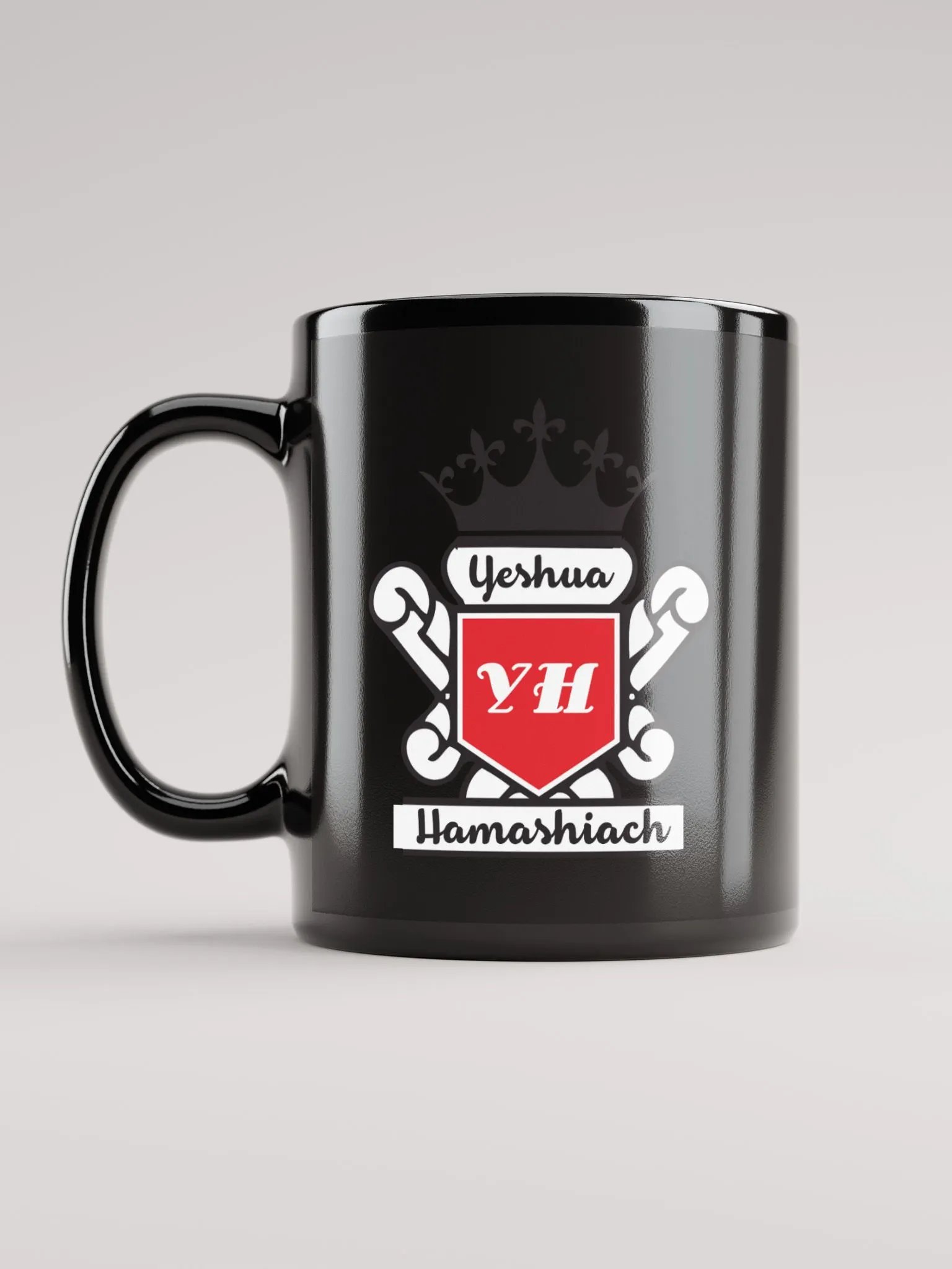Yeshua Hamashiach 2 (Jesus Christ) Black Mug product image (6)