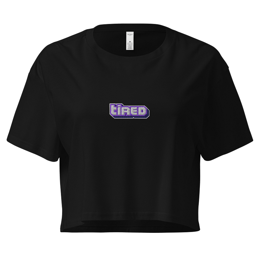 Introverted Streamer Club Tired Team Purple Crop product image (2)