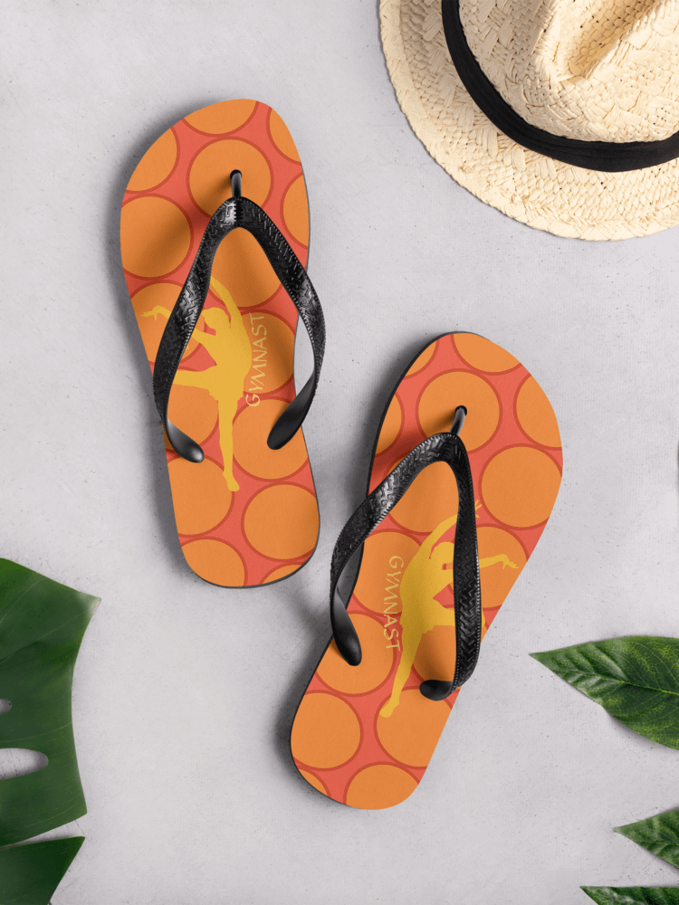 Gymnast Orange, pink and yellow Jandals product image (1)