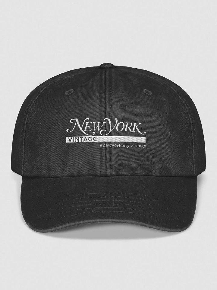 Black NYC Vintage Dad Cap product image (1)