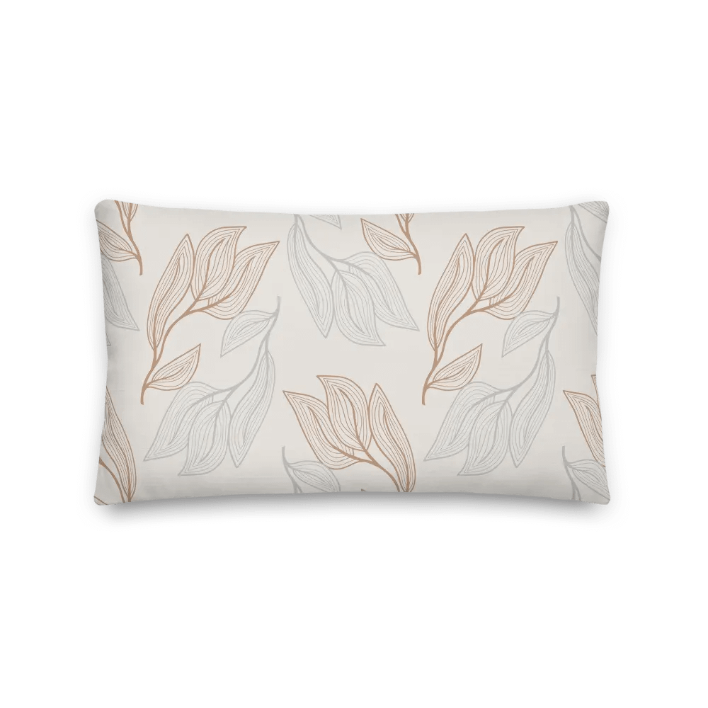 Symmetrical Leaf Harmony Pillow product image (1)