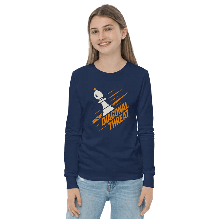 Diagonal Threat - Youth Long Sleeve T-Shirt product image (8)