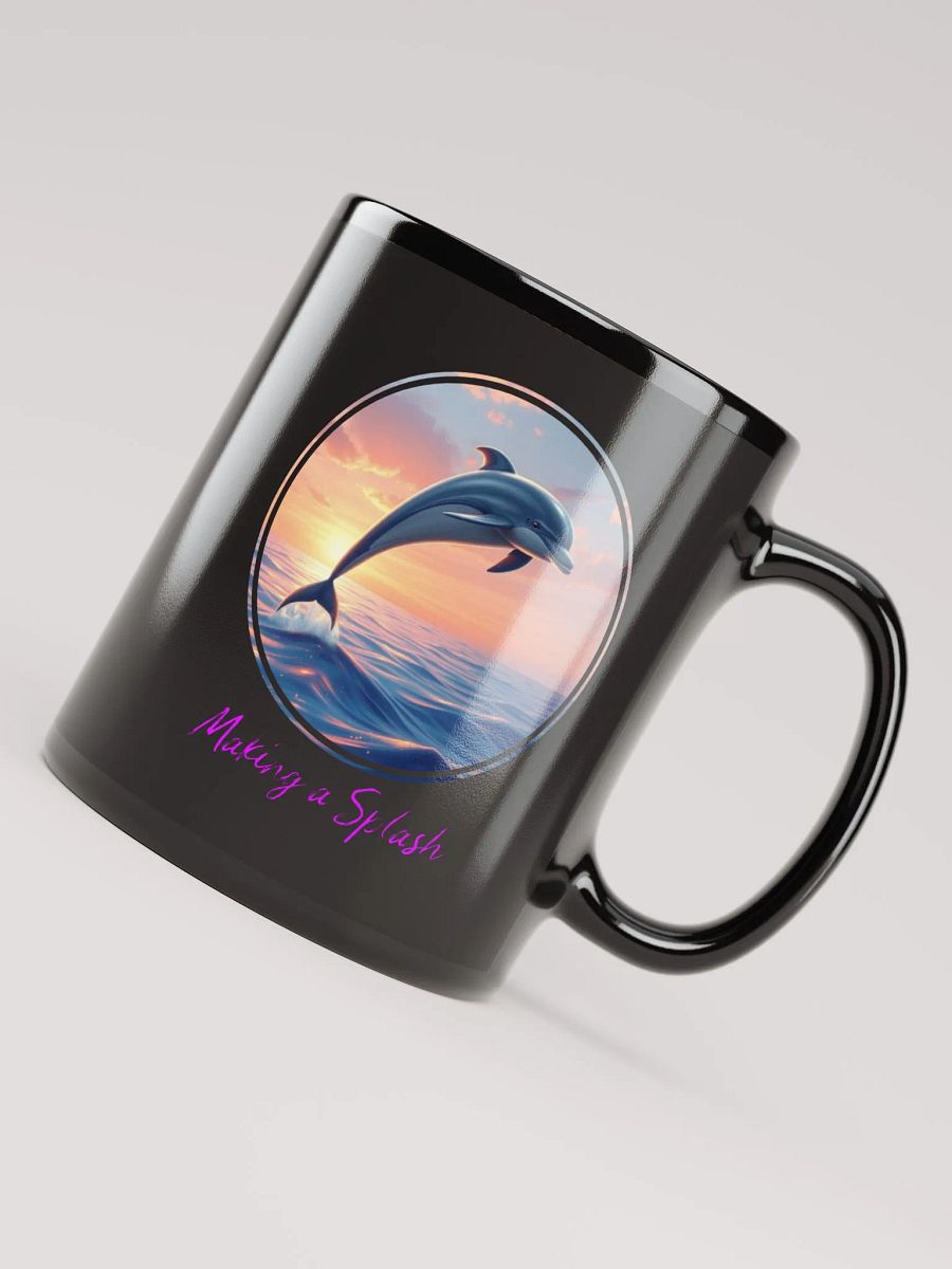 "Making a Splash" Dolphin mug product image (7)