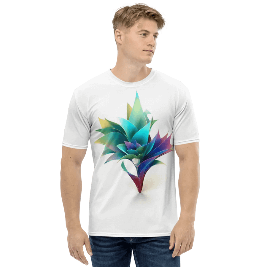 Digital Flower T shirt product image (1)