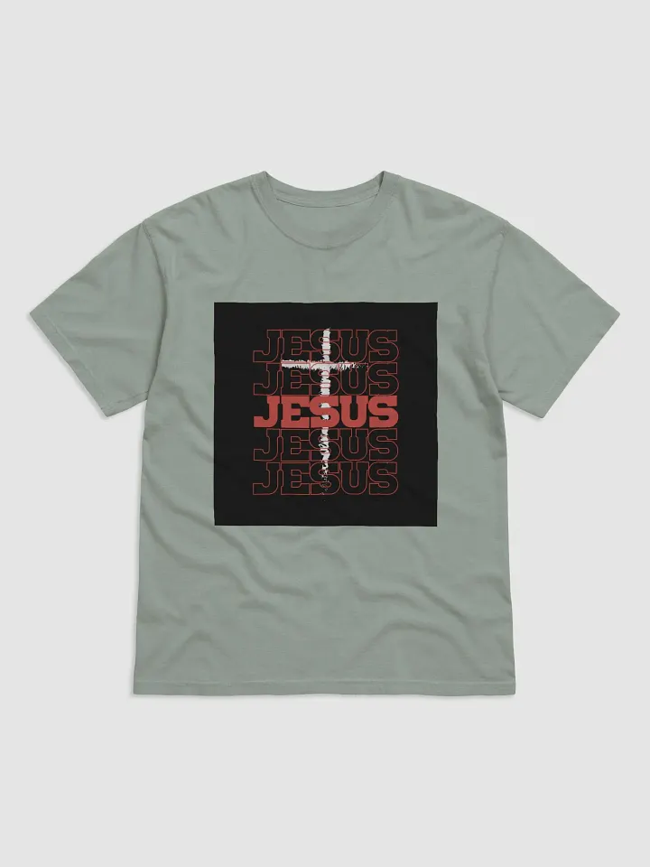 Man T-Shirt Jesus Both Side Garment-Dyed Heavyweight product image (1)