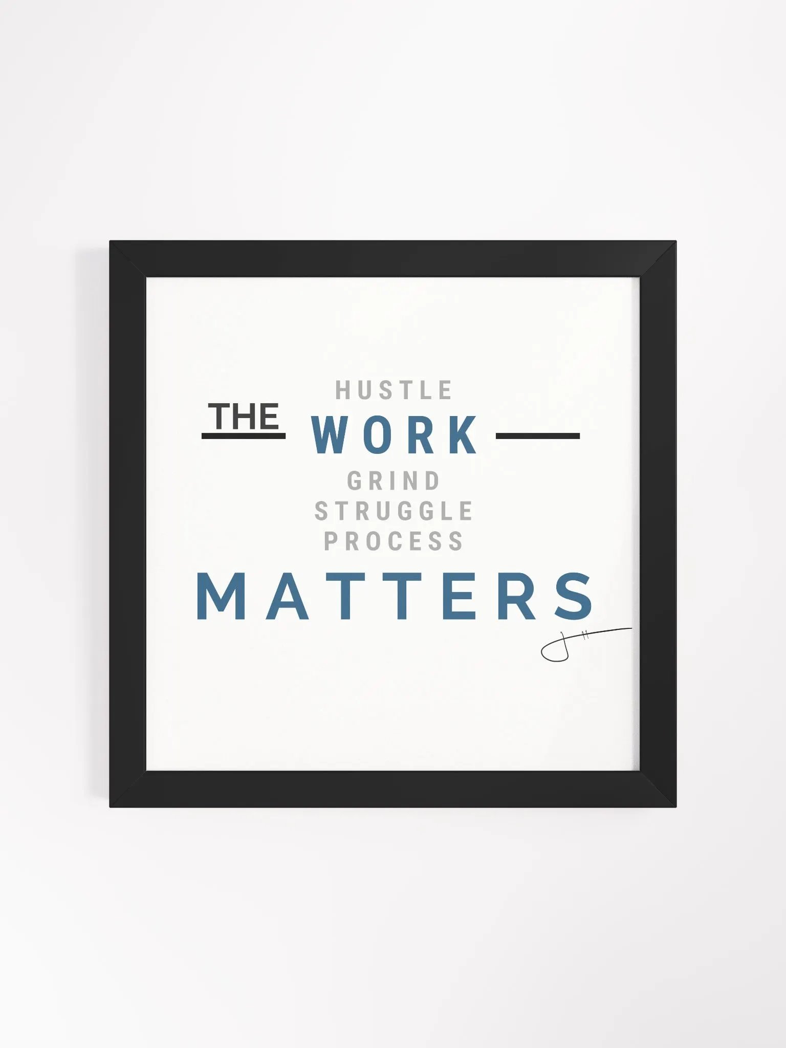 The Work Matters Canvas product image (2)