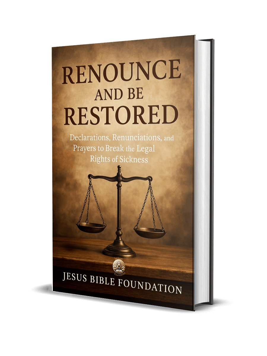 Renounce and Be Restored Declarations, Renunciations, and Prayers to Break the Legal Rights of Sickness product image (1)