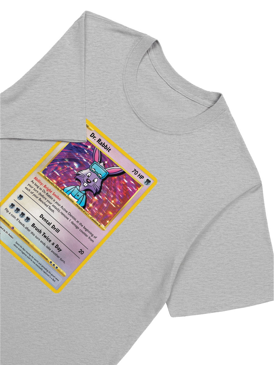"Rabbit Dentist Trading Card" Shirt product image (47)