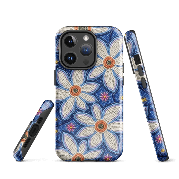 Floral Faux-Beaded iPhone® Tough Case product image (3)