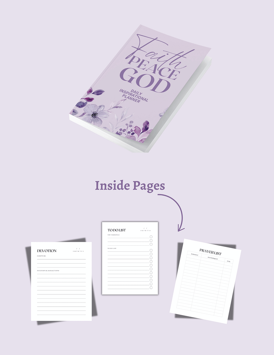 Faith, Peace, and God Journaling Bundle product image (5)