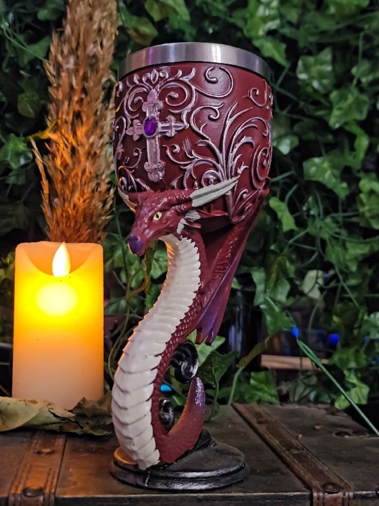 The Armored Kingdom Emberforge Red Draconian Dragon Goblets product image (1)