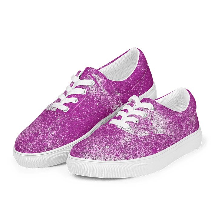 Purple Haze Lace-Up Canvas Shoes product image (1)