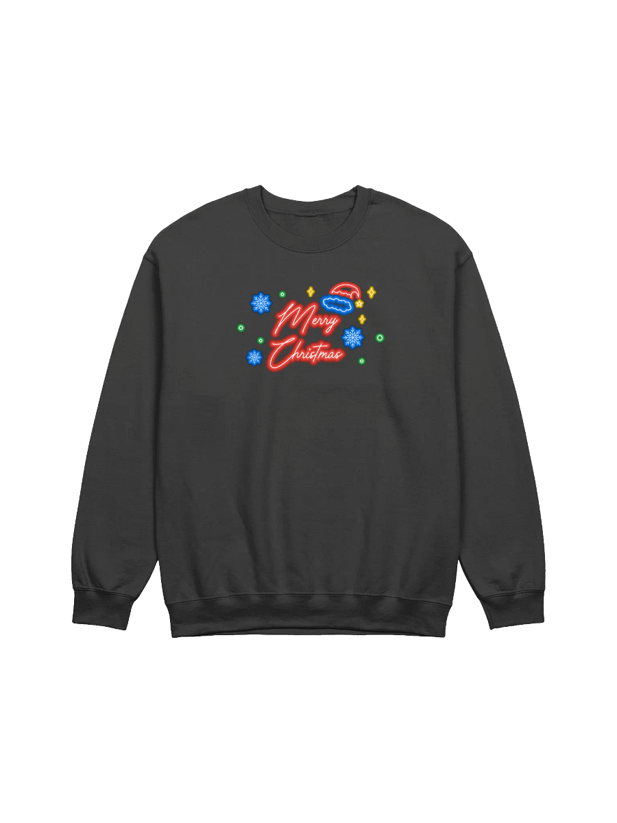 Neon Merry Christmas Sweatshirt 3543 product image (1)