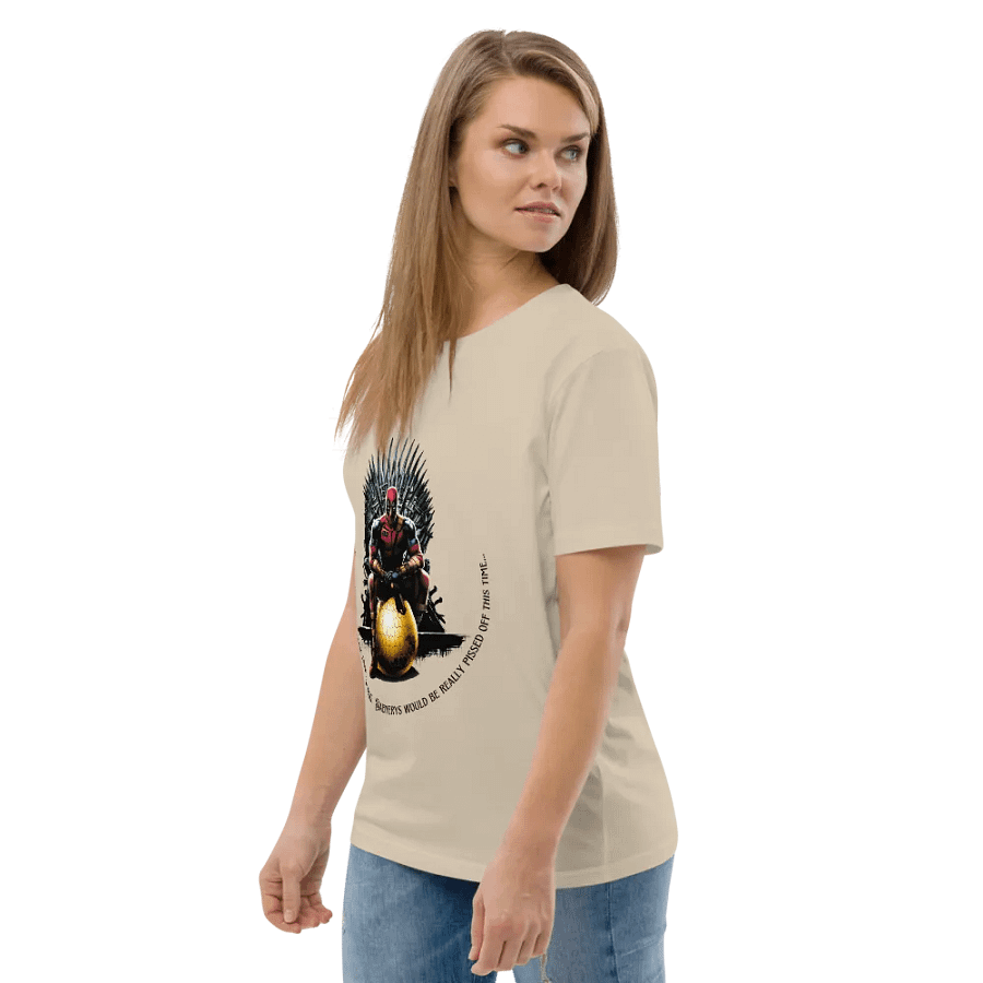 Deadpool and Daenerys Organic Cotton T-Shirt product image (5)
