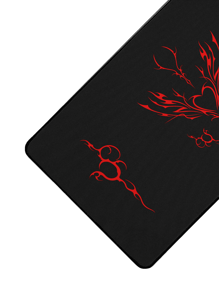 Inferno Heart Desk Mat product image (2)