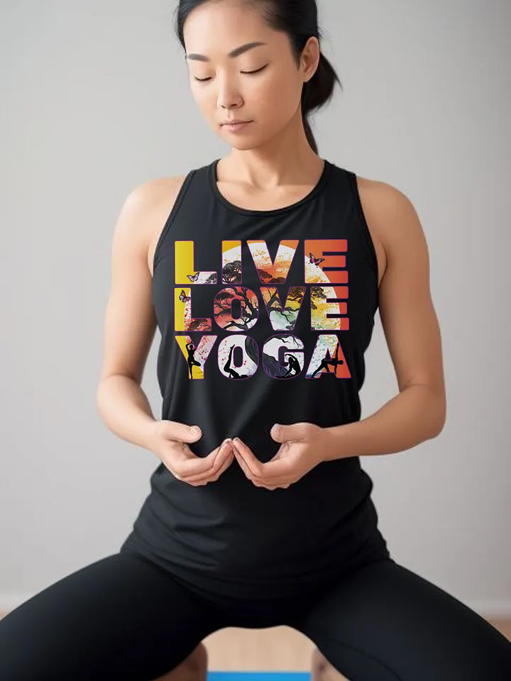 Live Love Yoga Mind Body and Spirit Meditation Instructor TeacherPractitioner Tank Top product image (2)