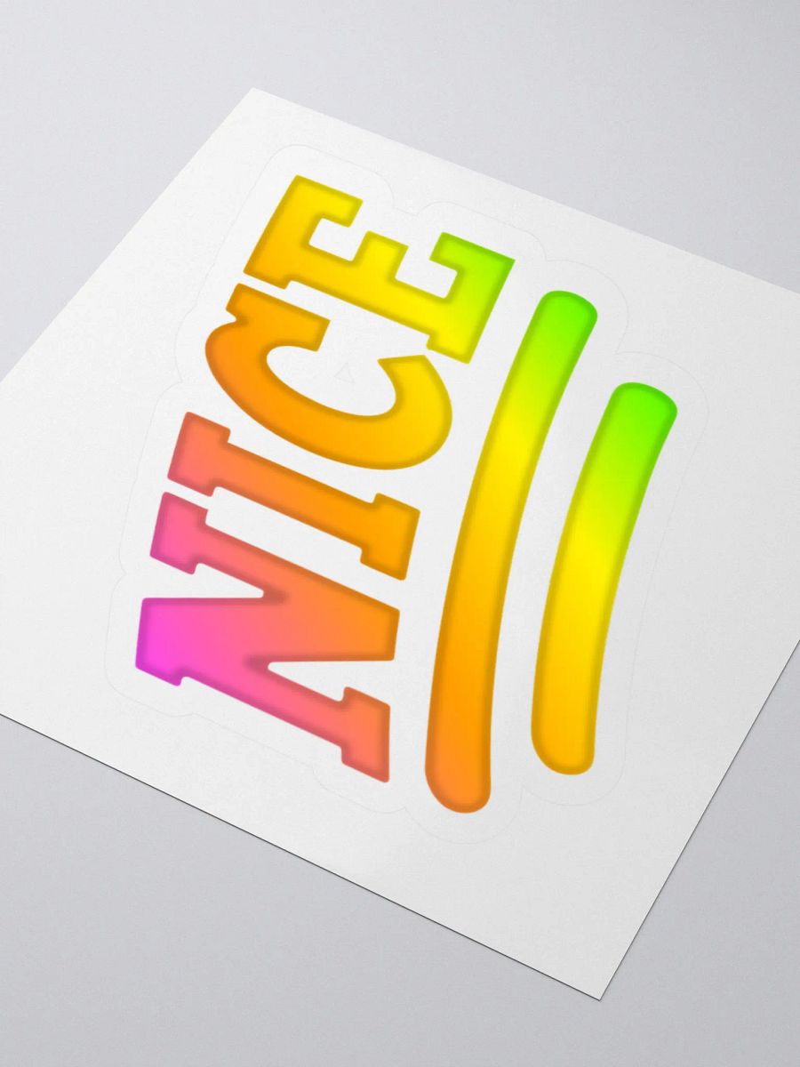 "NICE" sticker product image (2)
