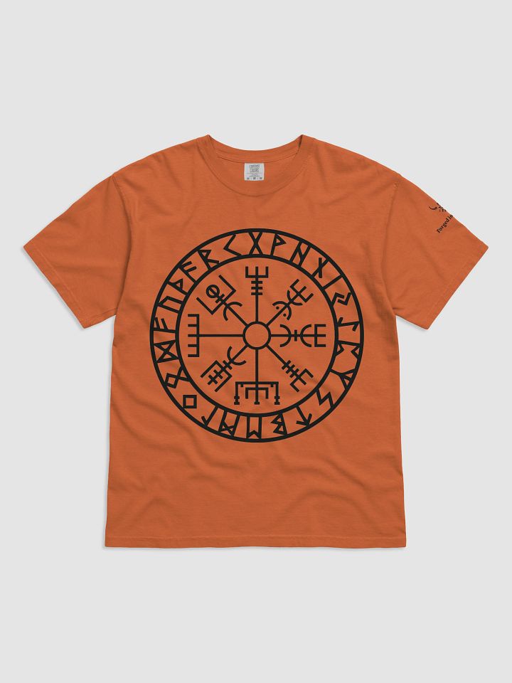 “Path of the Warrior” Vegvisir Rune T-Shirt – Forged In Valhalla Edition product image (8)