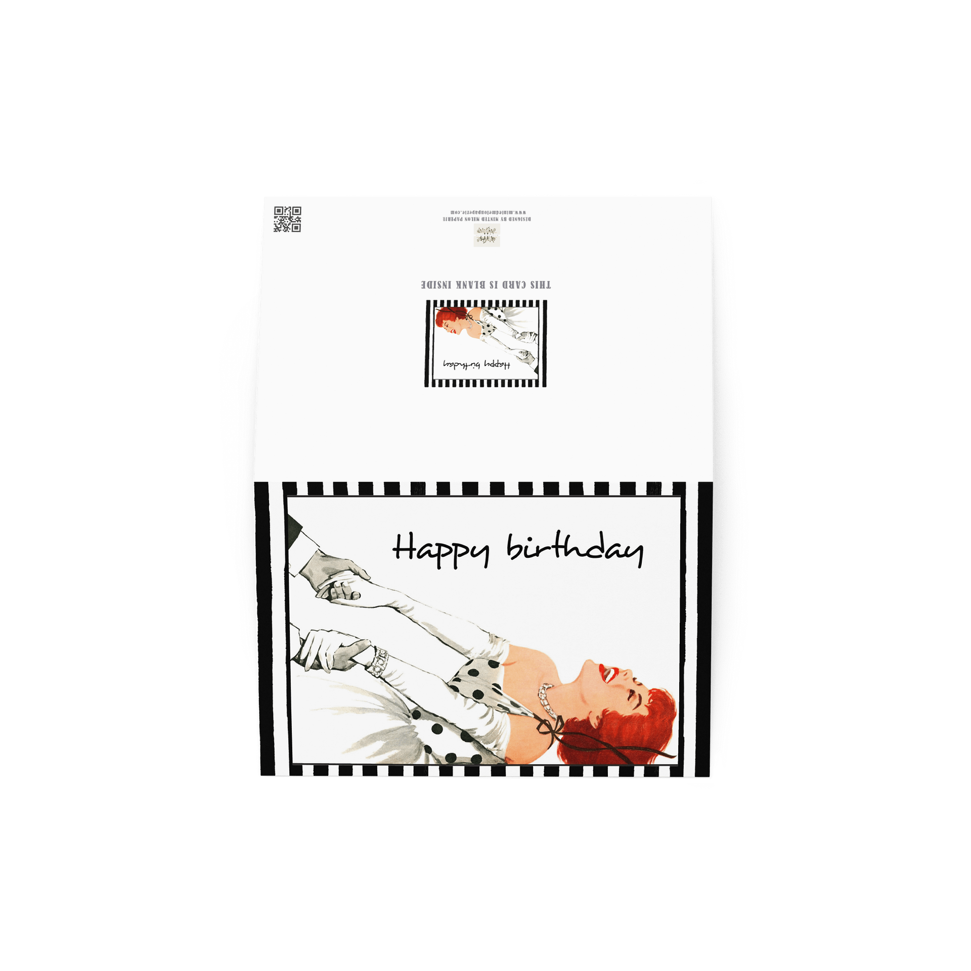 Hollywood Glam Happy Birthday Retro Card product image (3)