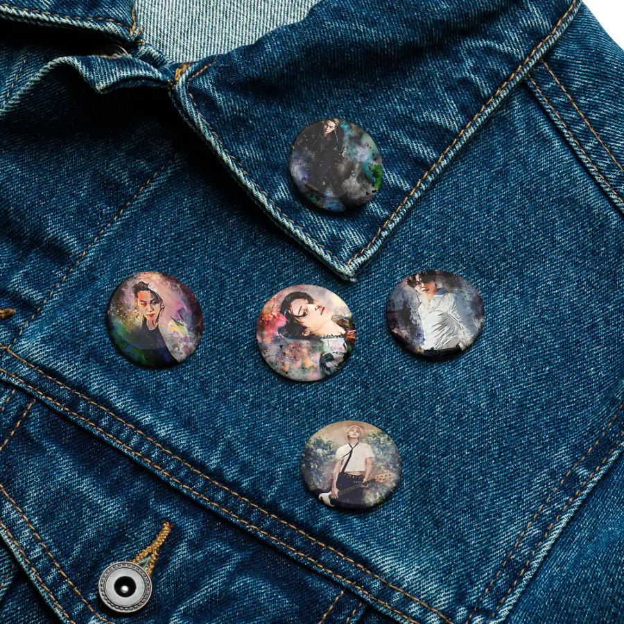 BTS - Jimin set of Buttons 2 - Designed by ChimberArt product image (16)