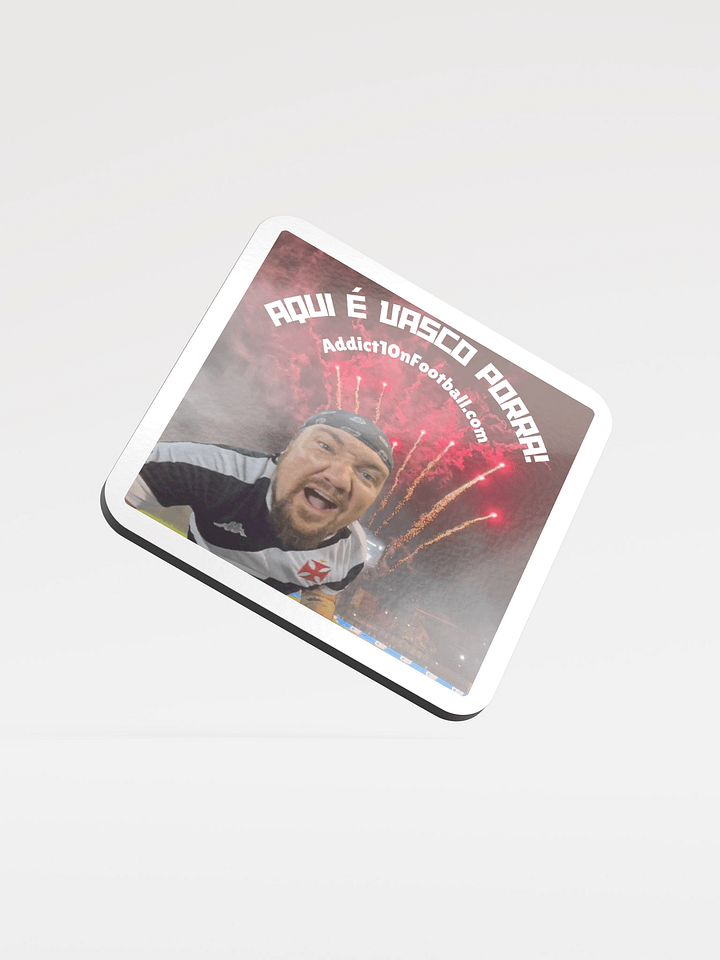 Aqui é Vasco, Porra! – Glossy Cork Coaster /Porta-Copo de Cortiça (EN/BR) product image (1)