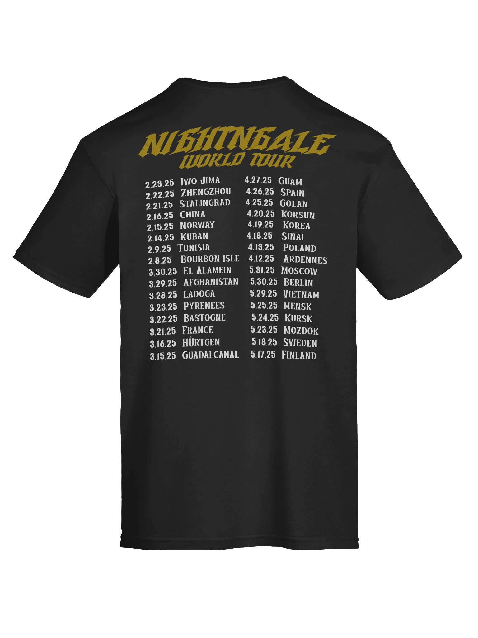 "World Tour" Unisex T-Shirt product image (11)