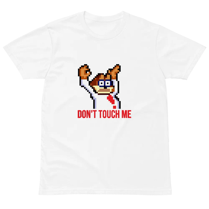 Don't Touch Me T-shirt White product image (2)