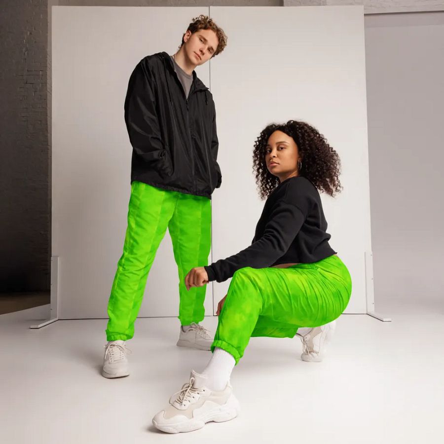 Neon Green Unisex Joggers product image (12)