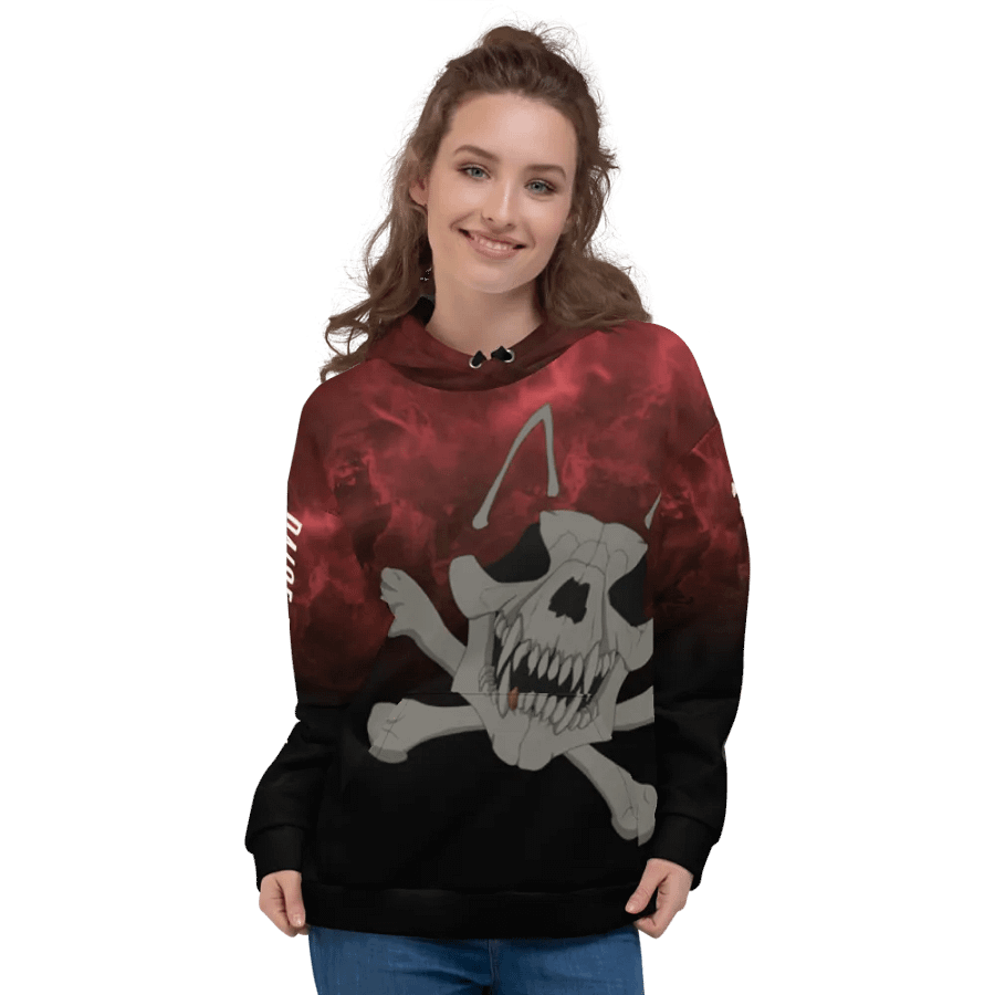 Mongrel Squad Straight Outta Klescher Red/Black Hoodie product image (3)