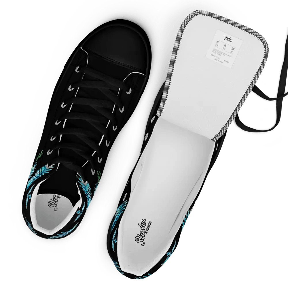 Gripen Flying Blue//Griffin/Men's High Top Canvas Shoes by Allcolor product image (10)