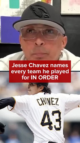 Jesse Chavez names EVERY TEAM he played for in order 🔥