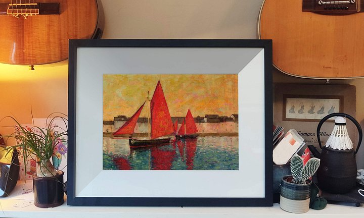 250403 Galway Hookers Study Original Artwork product image (2)