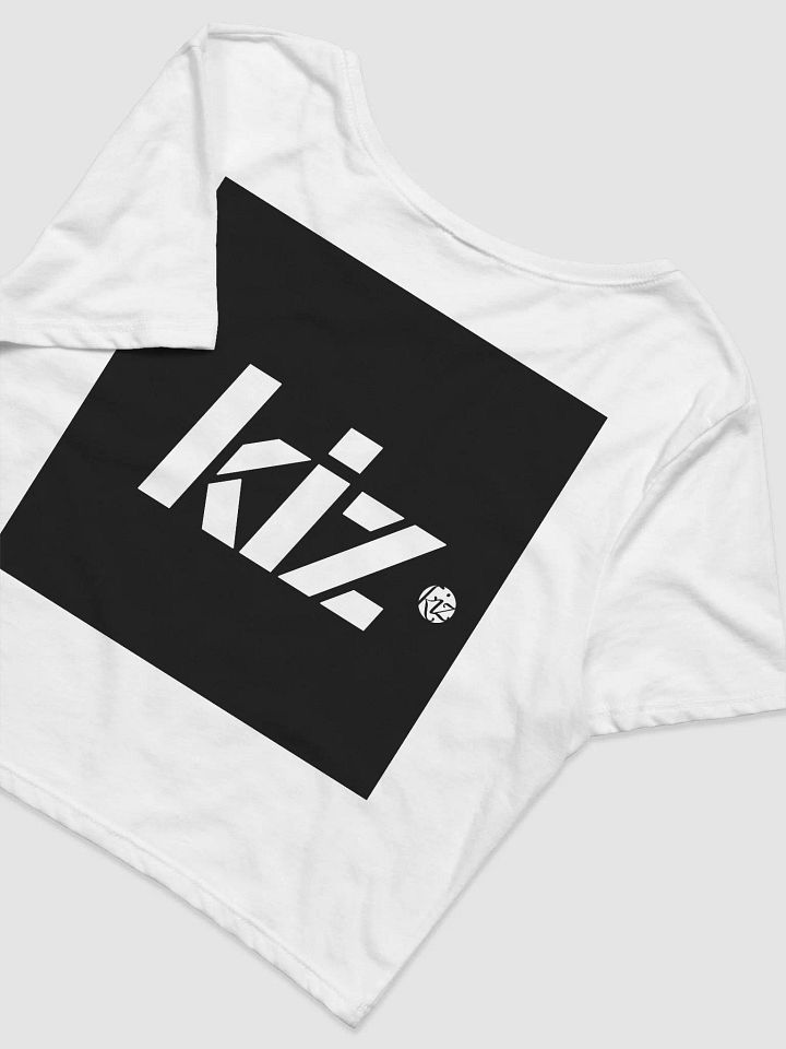 KIZ SAIDA - PREMIUM - CROP TEE - WHITE / BLACK product image (1)