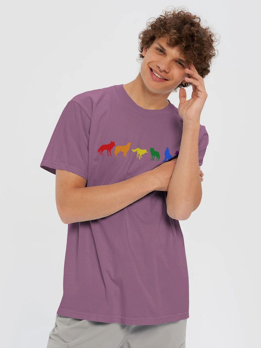 Rainbow Pride Wolves Men's T-Shirt product image (62)