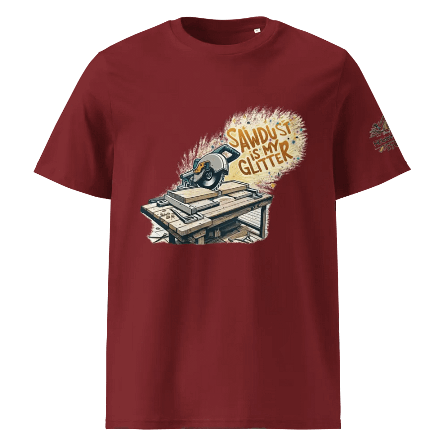 Sawdust is my Glitter - Organic Cotton T-Shirt product image (5)