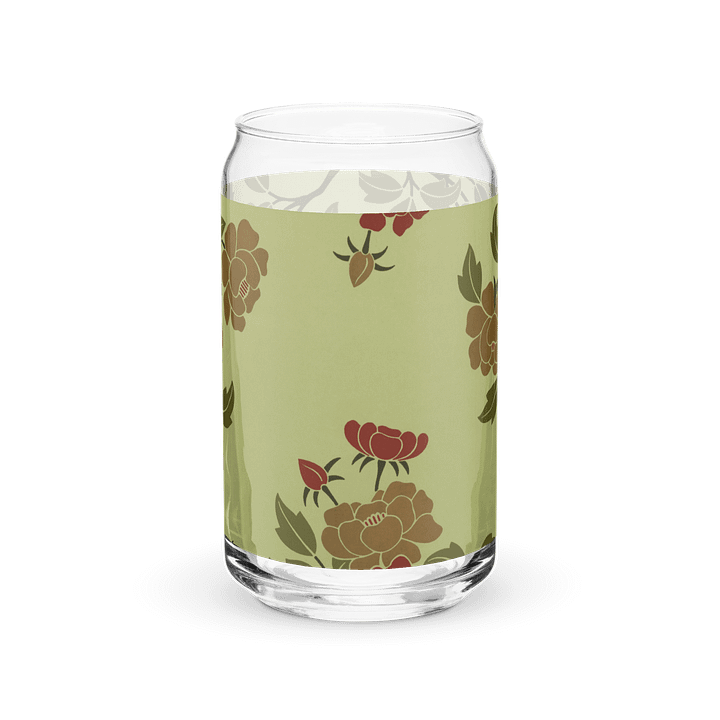 Japanese Floral. Can Glass product image (2)
